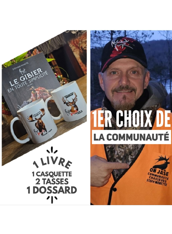Ensemble Livre, dossard, 2x tasses et casquette de outdoor go