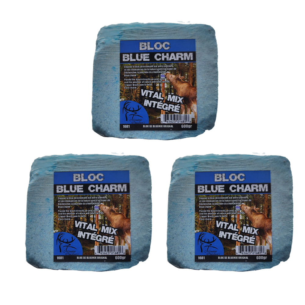 3x Bloc de Blue Charm Orignal